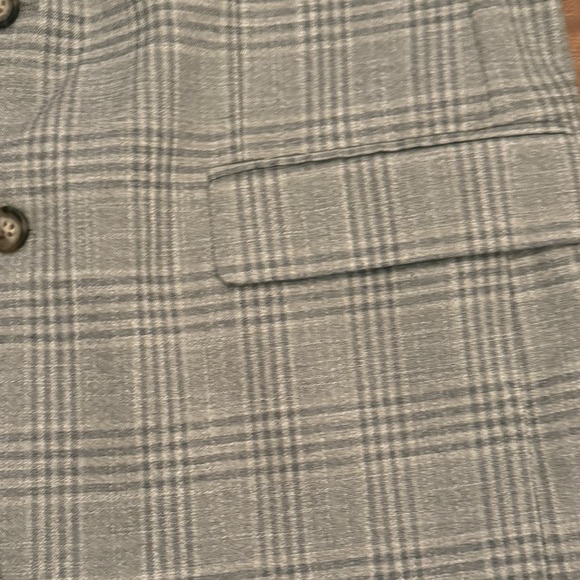 Lauren Ralph Lauren Blazer Sport Coat 42R Gray Glen Plaid Lined Jacket - Picture 4 of 10